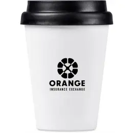 Altitude Perk Recycled Plastic Double-Wall Tumbler Solid White Branded
